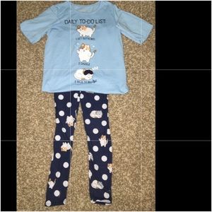 Justice Cat Pajama Set